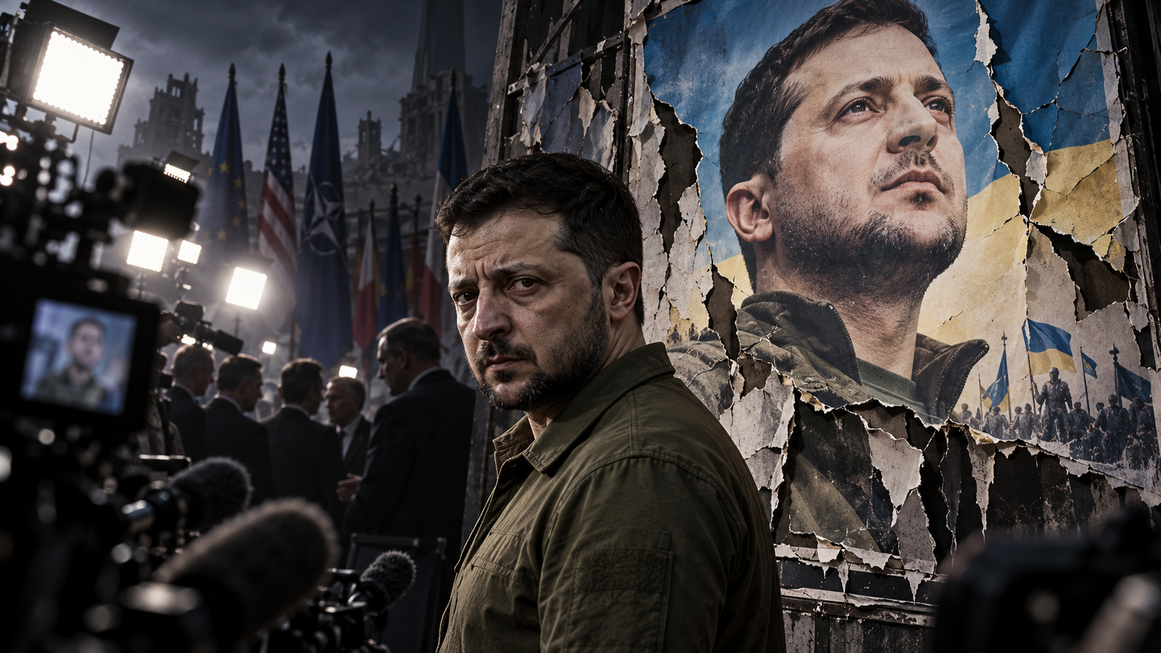 Pád uměle vytvořené ikony – politický nekrolog Zelenského prezidentství